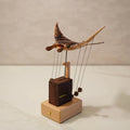 Handmade wooden manta ray